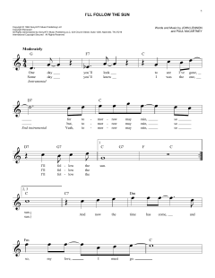 I'll Follow The Sun von The Beatles (Download) 