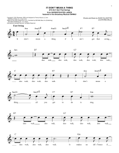 It Don't Mean A Thing von Duke Ellington (Download) 