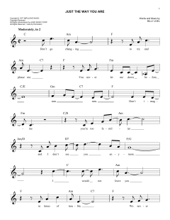 Just The Way You Are von Billy Joel (Download) 