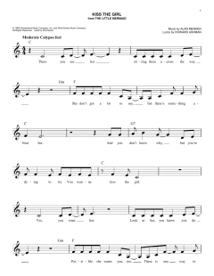 Kiss The Girl von Alan Menken (Download) 