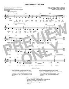 Kisses Sweeter Than Wine von Jimmie Rodgers (Download) 