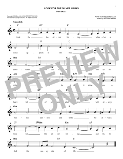 Look For The Silver Lining von Jerome Kern (Download) 