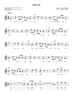 Mama Inez von L. Wolfe Gilbert (Download) 