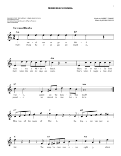 Miami Beach Rumba von Albert Gamse (Download) 
