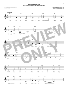 My Shining Hour von Harold Arlen (Download) 