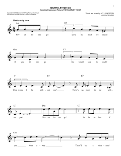 Never Let Me Go von Dinah Washington (Download) 