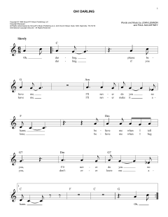 Oh! Darling von The Beatles (Download) 