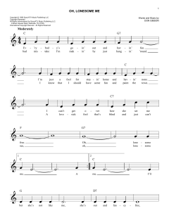 Oh, Lonesome Me von Don Gibson (Download) 