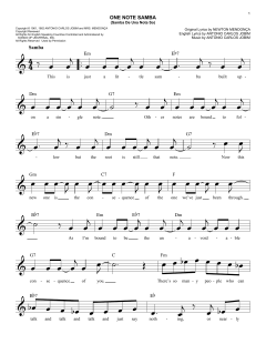 One Note Samba von Pat Thomas (Download) 