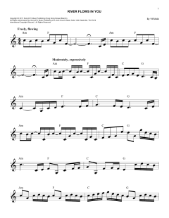 River Flows In You von Yiruma (Download) 