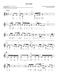 Sexy Sadie von The Beatles (Download) 