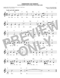 Somewhere In My Memory von John Williams (Download) 