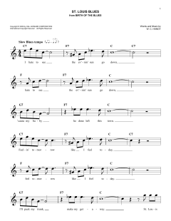 St. Louis Blues von William Christopher Handy (Download) 