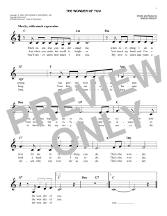 The Wonder Of You von Elvis Presley (Download) 