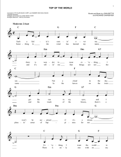 Top Of The World von The Carpenters (Download) 