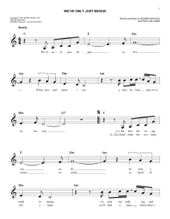 We've Only Just Begun von The Carpenters (Download) 