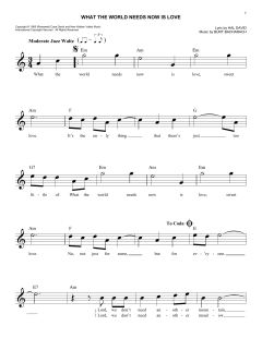 What The World Needs Now Is Love von Jackie DeShannon (Download) 