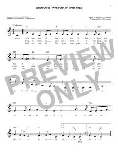 When Christ Was Born Of Mary Free von Arthur H. Brown (Download) 