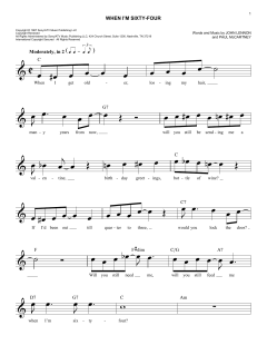 When I'm Sixty-Four von The Beatles (Download) 