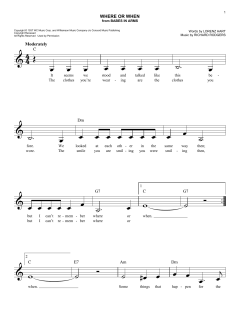 Where Or When von Dion & The Belmonts (Download) 