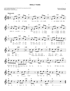 Wholly Yours von David Crowder (Download) 