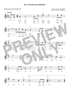 Will The Circle Be Unbroken von Charles Hutchinson Gabriel (Download) 
