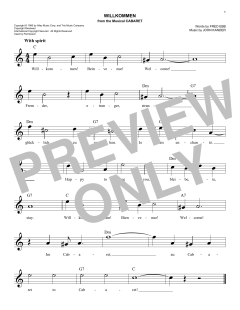Willkommen von Fred Ebb (Download) 