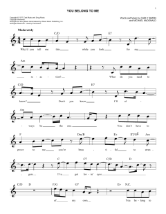 You Belong To Me von Carly Simon (Download) 