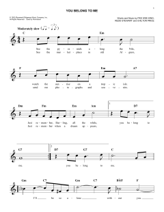 You Belong To Me von Patsy Cline (Download) 