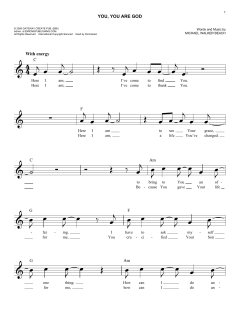 You, You Are God von Michael Walker Beach (Download) 