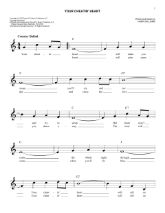 Your Cheatin' Heart von Hank Williams (Download) 