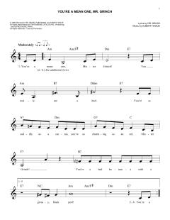You're A Mean One, Mr. Grinch von Dr. Seuss (Download) 