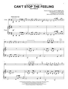 Can't Stop The Feeling! von Justin Timberlake (Download) 