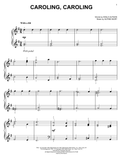 Caroling, Caroling von Alfred Burt (Download) 