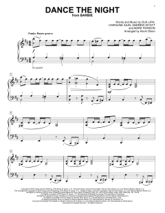 Dance The Night von Dua Lipa (Download) 