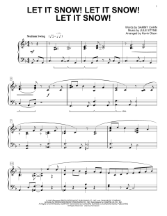 Let It Snow! Let It Snow! Let It Snow! von Jule Styne (Download) 