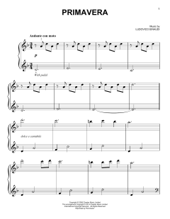 Primavera von Ludovico Einaudi (Download) 