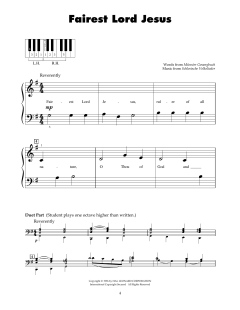 Fairest Lord Jesus von Joseph August Seiss (Download) 