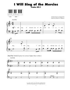 I Will Sing Of The Mercies von James H. Fillmore (Download) 