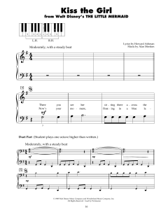 Kiss The Girl von Alan Menken (Download) 