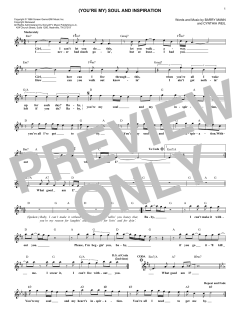 (You're My) Soul And Inspiration von Barry Mann (Download) 