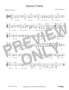 Adonai S'fatai (Download) 