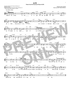 Alfie von Cher (Download) 