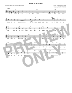 Alice Blue Gown von Edith Day (Download) 