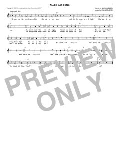 Alley Cat Song von Frank Bjorn (Download) 