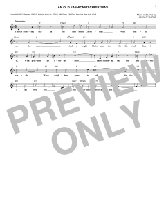 An Old Fashioned Christmas von Johnny Marks (Download) 