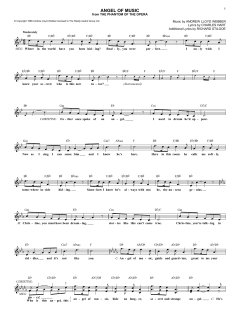 Angel Of Music von Andrew Lloyd Webber (Download) 