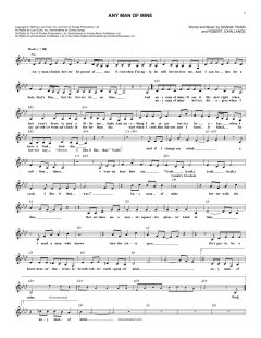Any Man Of Mine von Shania Twain (Download) 