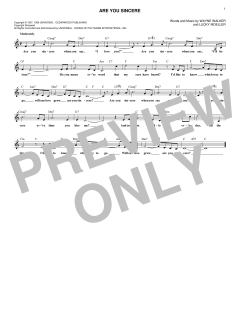 Are You Sincere von Trini Lopez (Download) 
