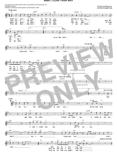 Baby, I Love Your Way von Peter Frampton (Download) 